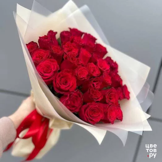 29 красных роз